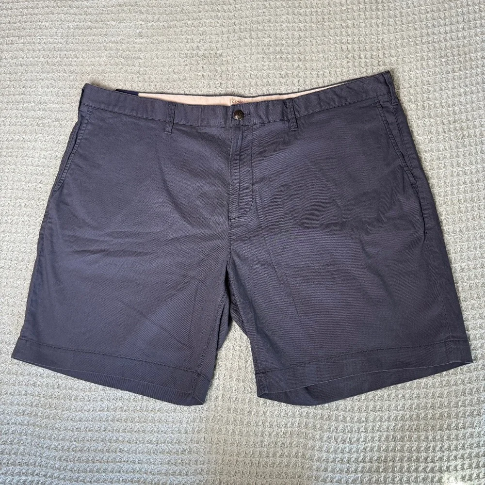 NEW Faherty Island Life Shorts Mens 42 Vintage Navy Blue Pants Chino 8